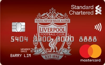 Standard Chartered Liverpool FC Cashback Credit Card