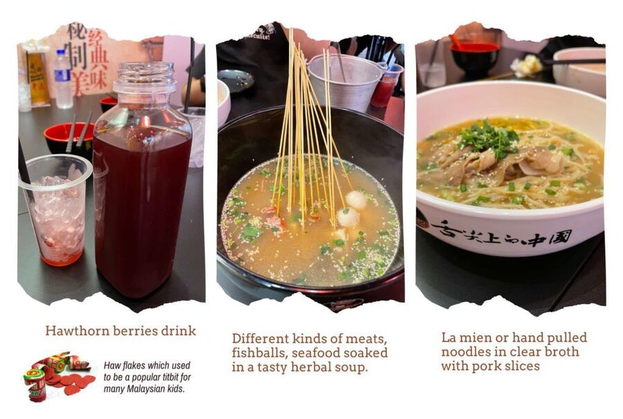 Chen Du Steamboat Restaurant - Food Choices