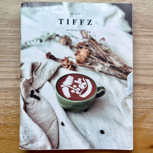 Tiffz Coffee Gallery Menu