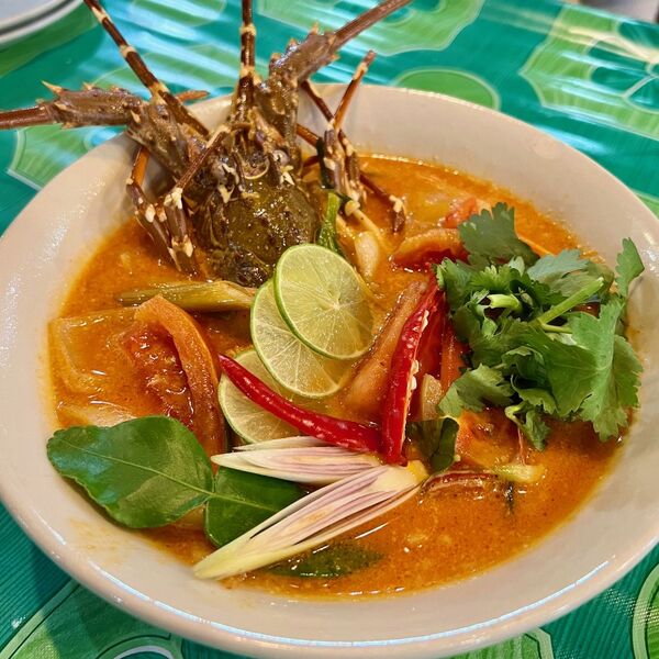 Parichart Restaurant - Tom Yum Goong with Lobster