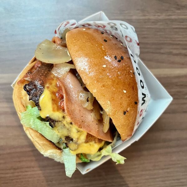 WoodFire KL - Stuffed Cheese Burger