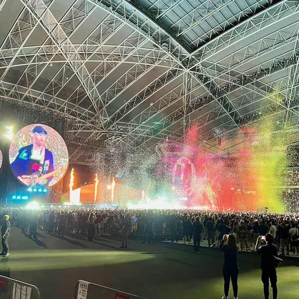Coldplay Concert Singapore - Guy Berryman